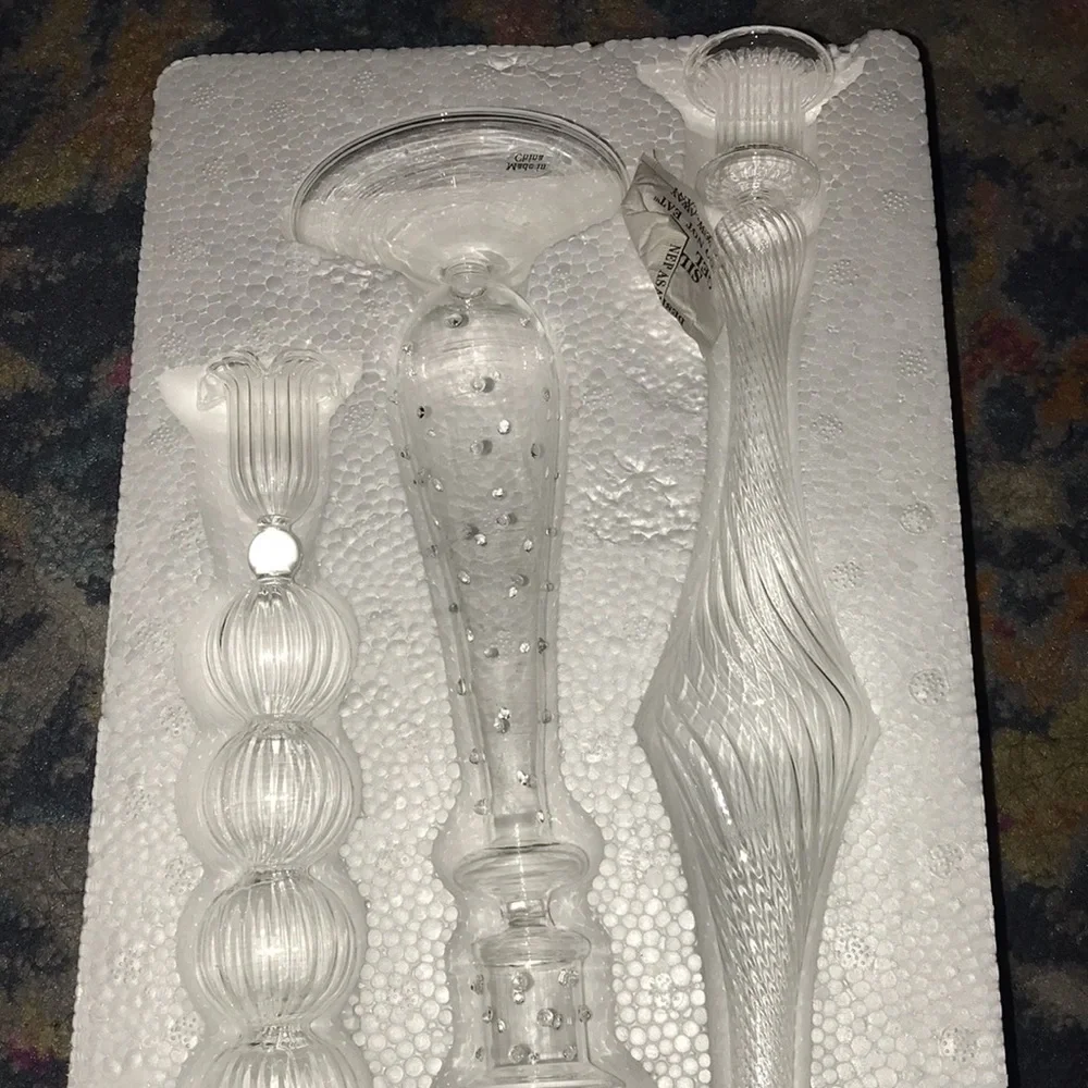 Rosalind Walshe for Gold Canyon Tall Glass Bud Vases Set